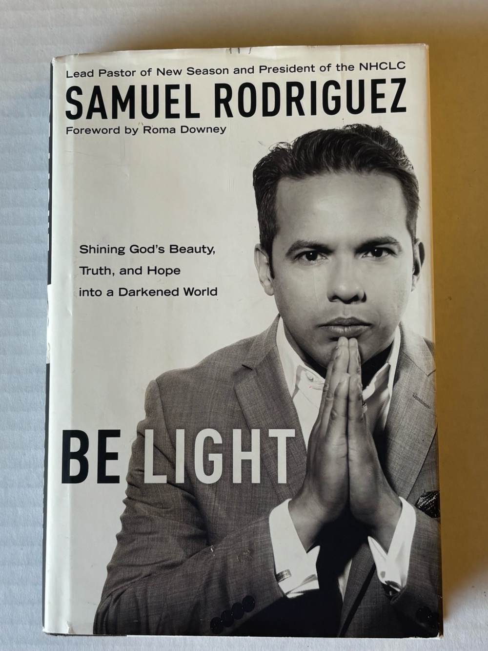 Be Light Hardcover Book - - White & Gray Cover